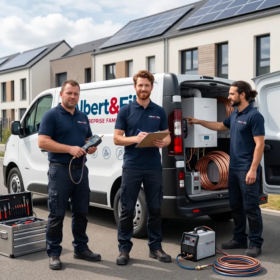 Chauffagiste Albert et Fils — Equipe de chauffagiste dans le Val-de-Marne 94 (intervention 24h/24, devis gratuit)