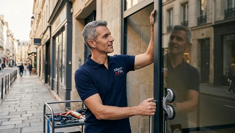 Vitrier Albert et Fils — Vitrine dans le Val-de-Marne 94 (intervention 24h/24, devis gratuit)